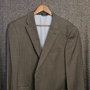 Tommy Hilfiger Suit Set Men’s 46R / 38x32 – Grey Textured Blazer & Matching Pant